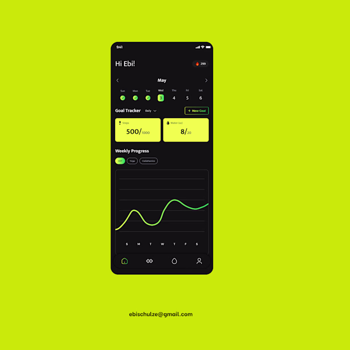 I designed a goal-tracking app, and if you don't like anythi...