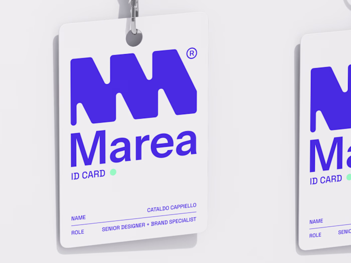 Marea - Fictional AI SaaS corp brand design