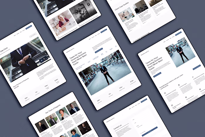 Certified Public Accountant (CPA) Professional Website Design