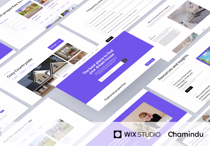 Letro – Custom Wix Studio real estate template