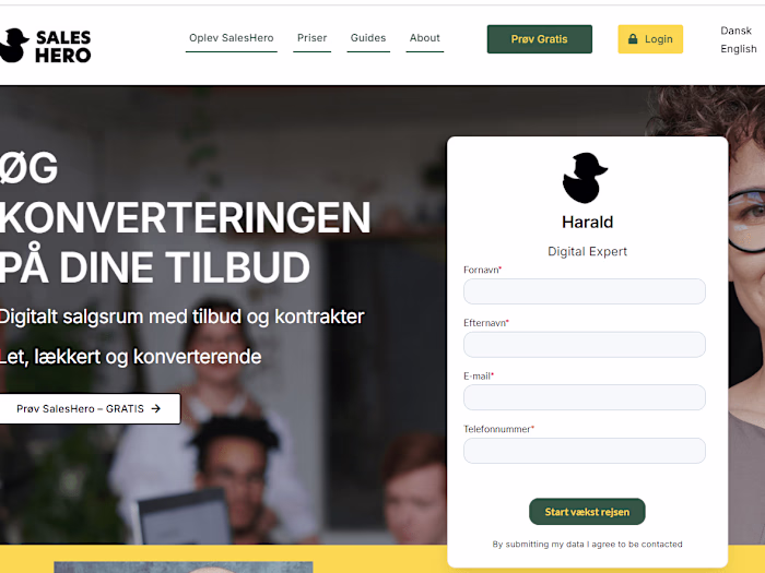SalesHero - dit digitale salgsrum - SalesHero