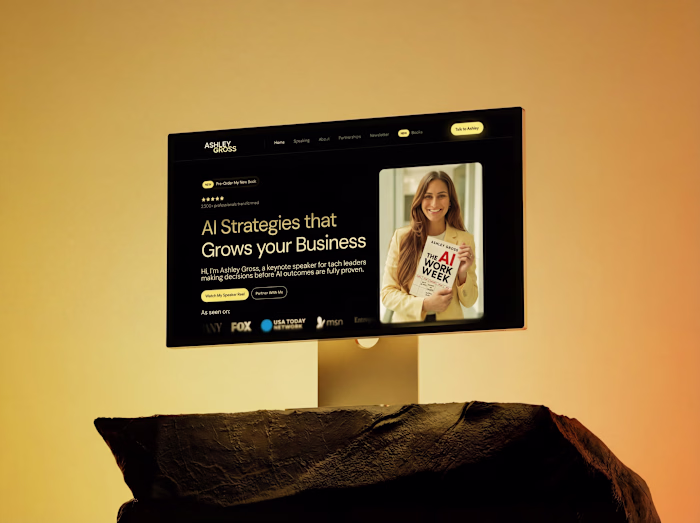 Ashley Gross - High-Converting Portfolio & Book Launch - Framer