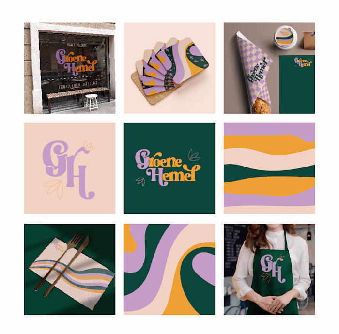 Branding Restaurant 'Groene Hemel'