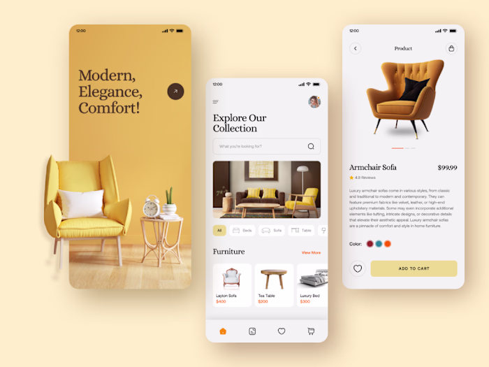 Mobile App Designs Showcase