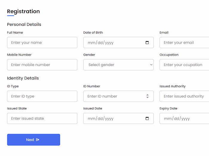 Responsive Regisration Form