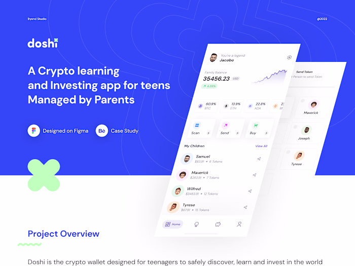 A Crypto learning and investing app for teens