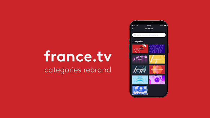 France.tv | Rebrand category system :: Behance