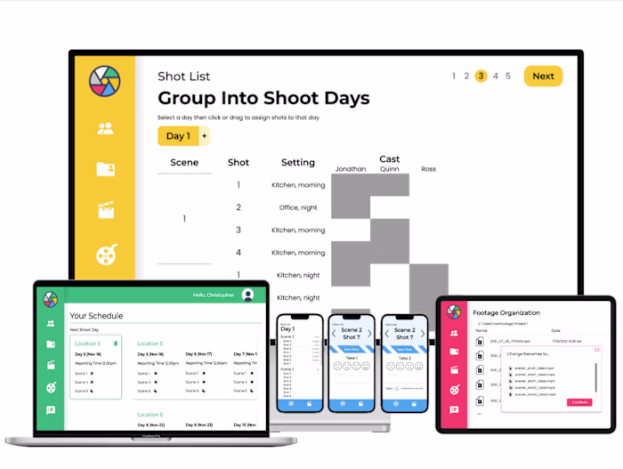 Collaperture -Film Production App