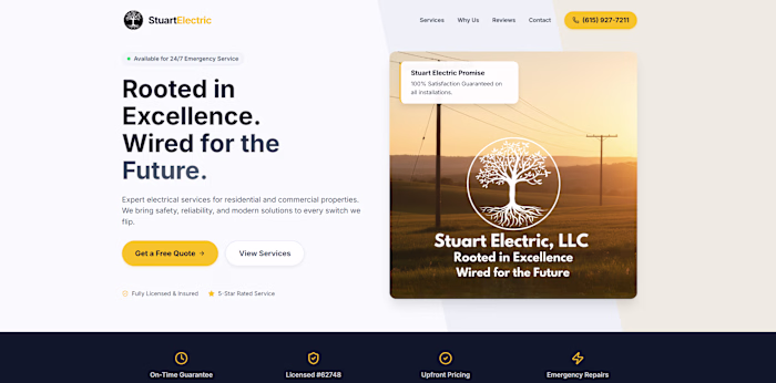 Full website build from scratch
