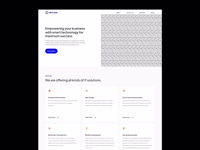 Neftcodex Framer Wesbite