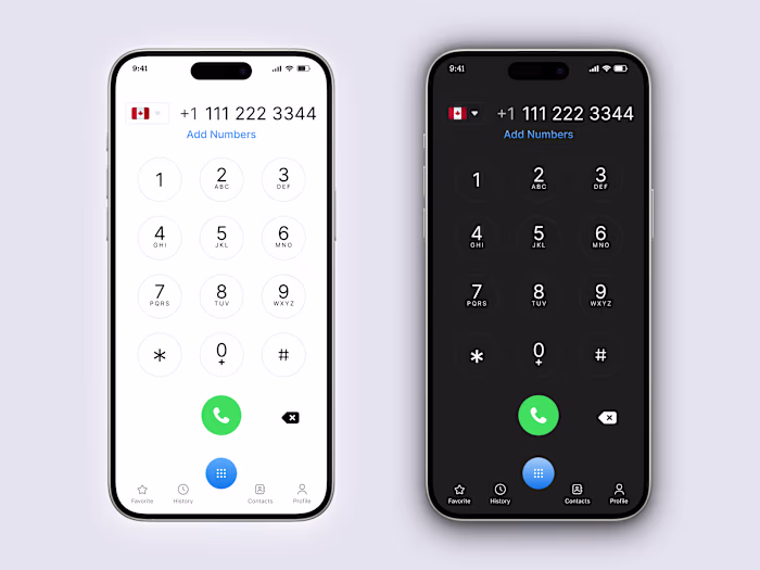 Dialer App — Minimal Mobile UI for Smart Communication