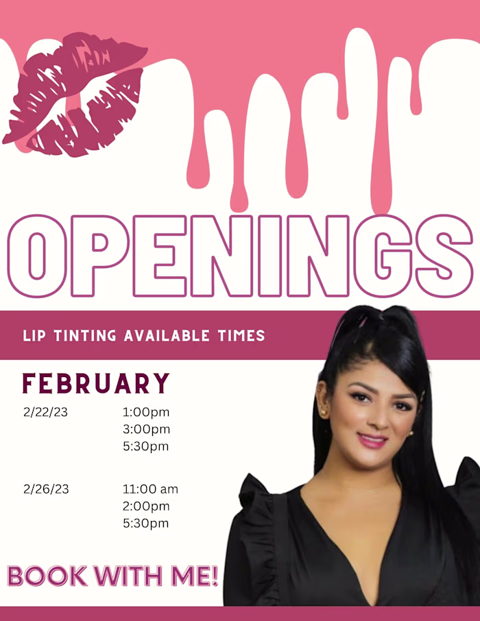 Lip Tint Flyer