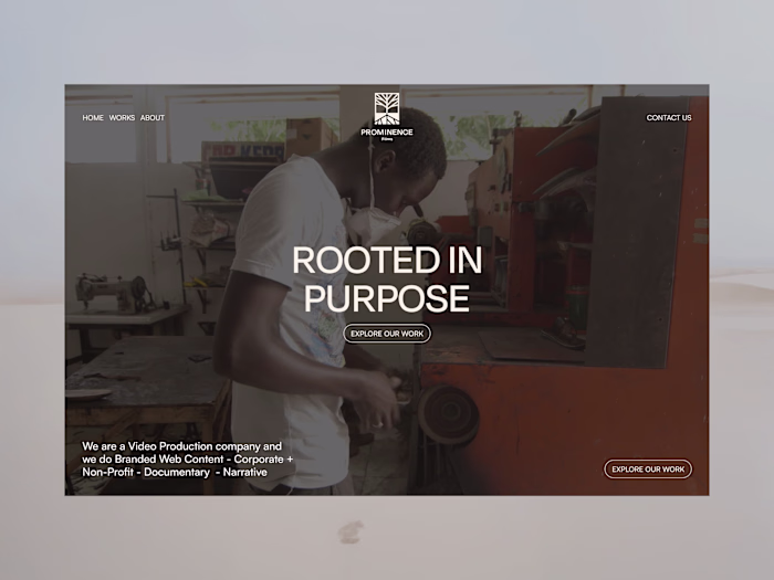 Prominence Films Website (Framer Development for Bolster)