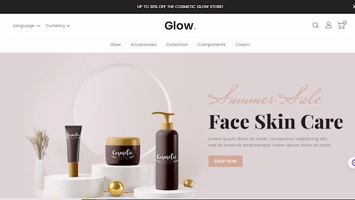 I will build a beauty hair extension website hair extension web