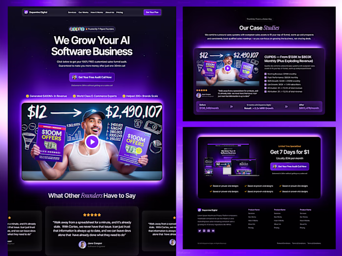 Jordan Landing Page by Framer