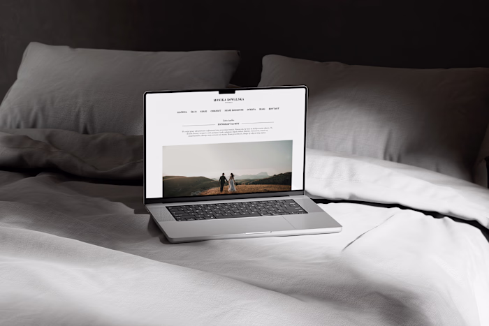 Custom Wedding Photography Website Design & Development