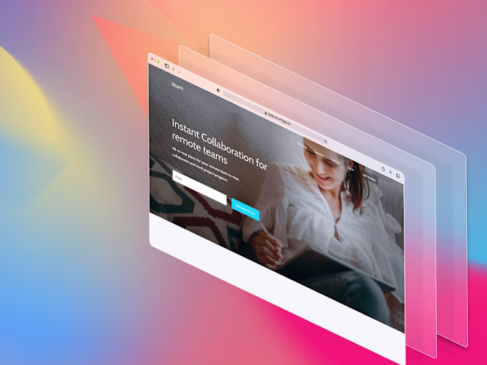 Team Website - Landing Page + Webflow Development