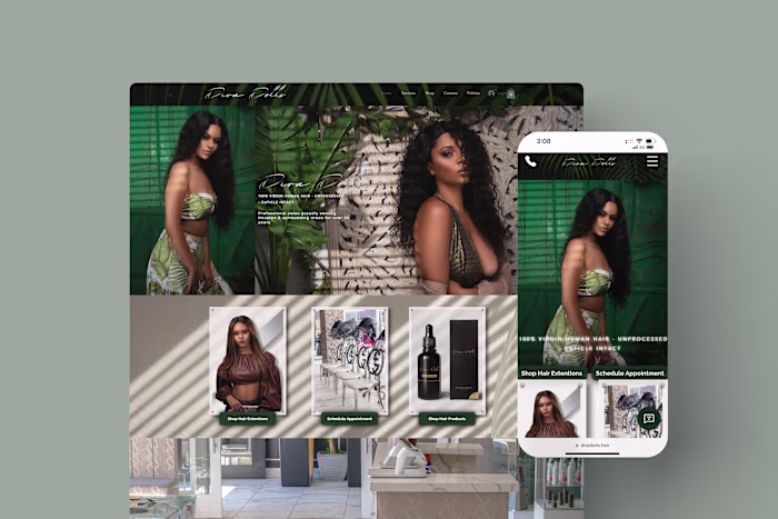 Beauty Salon Website Development