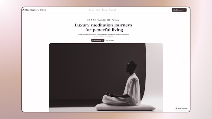 f a hero section could