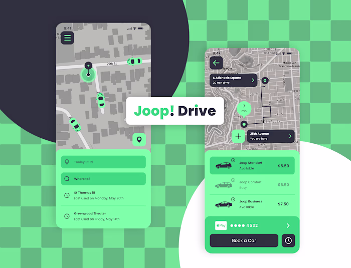 Joop! Drive Taxi Mobile App