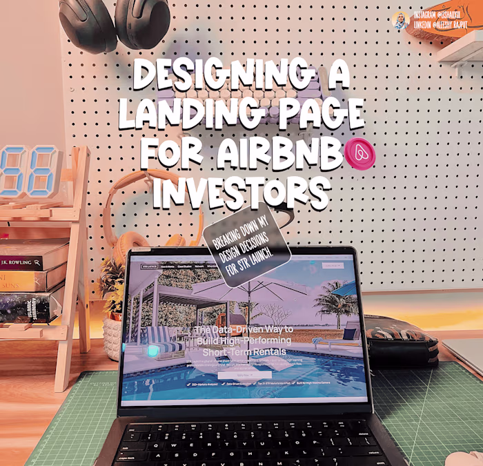 STR Investment Firm Landing Page Design