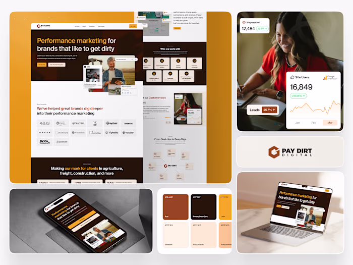 Agency Website Revamp : UI/UX Design + Custom Illustration