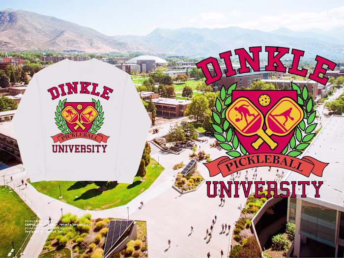 Pickleball University Apparel Design