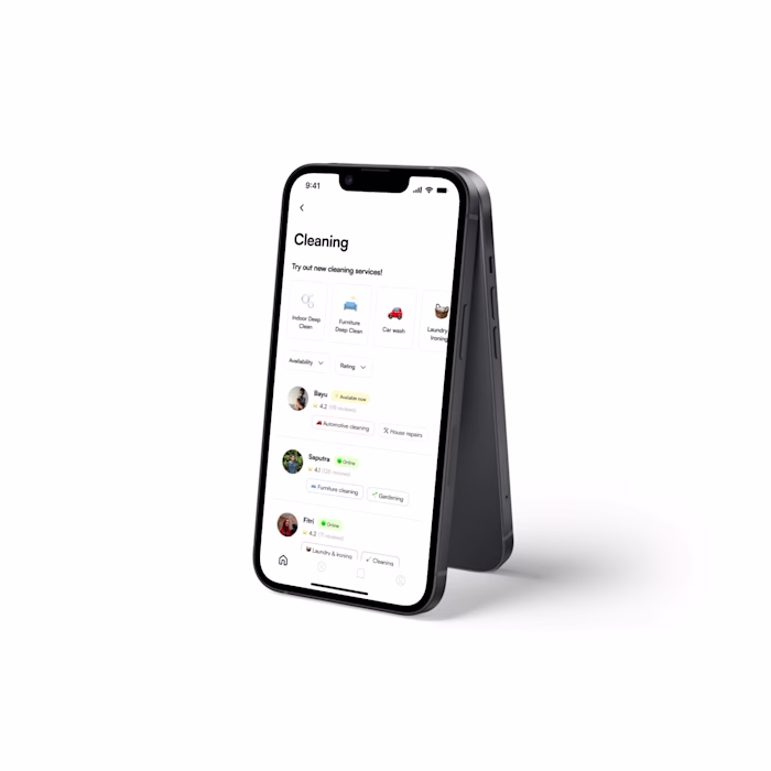 HelpU - Mobile App Design