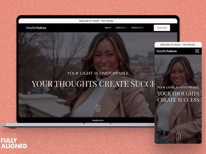 Business Coach's Personal Brand Website Design