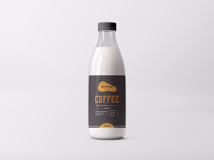 DESIGN PRODUCT RUNBEE COFFEE SHOP | 1L COFFEE & NON - COFFEE 
