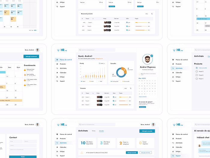 DESIGN // HRme: Human resource management app