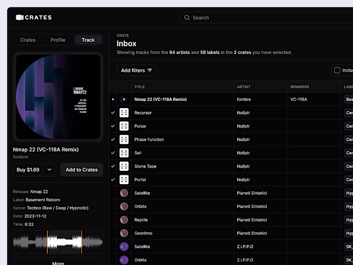 concept: side-panel • track details