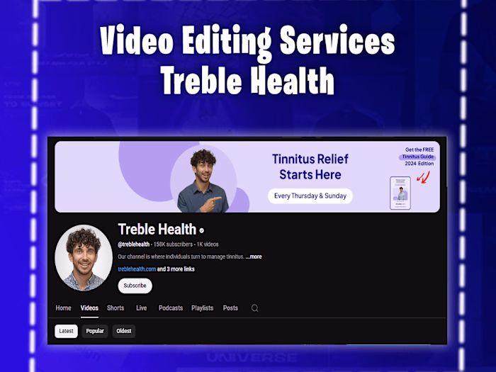 Health & Wellness Video Editing for Treble Health