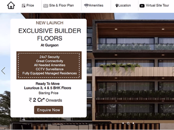 Website Design for Real Estate Company