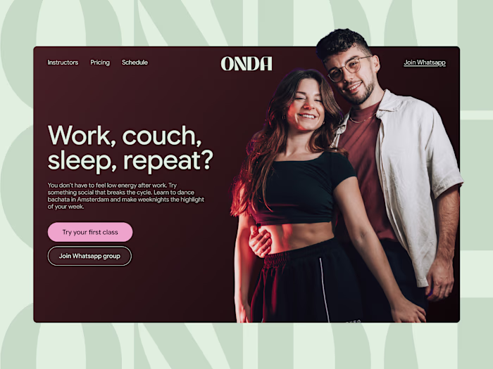 ONDA: rapid Landing Page development for marketing campaign 