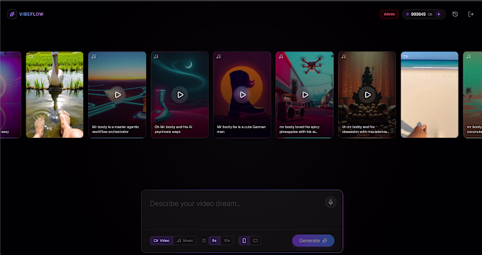VibeFlow - AI Video &