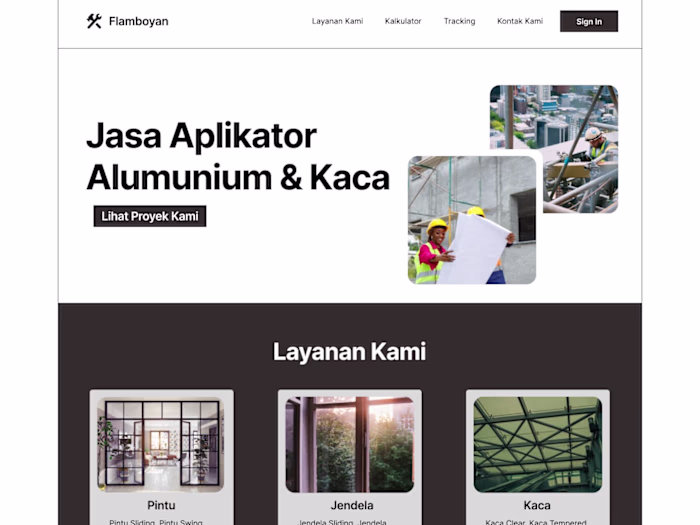 Website Company Profile ( Construction Services )