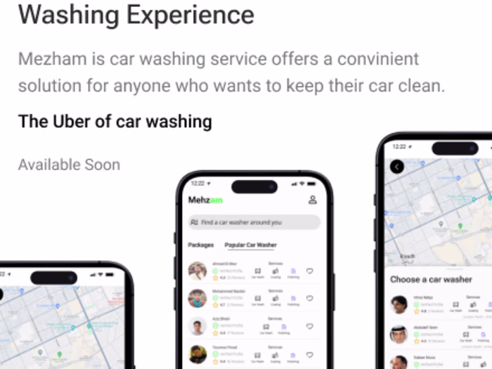 Mezham - The Uber of Car Washing - KSA
