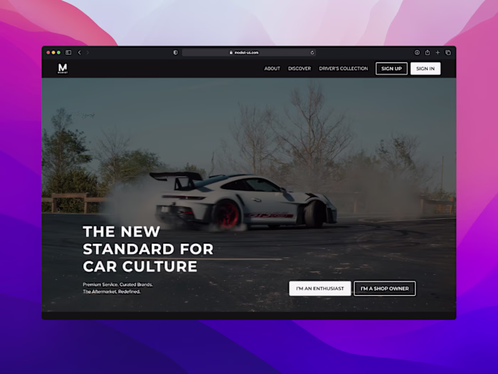 Membership Platform Connecting Car Enthusiasts with Vetted Shops