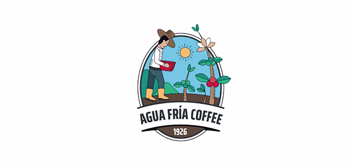 Agua Fría Coffee: Visual identity and branding design.