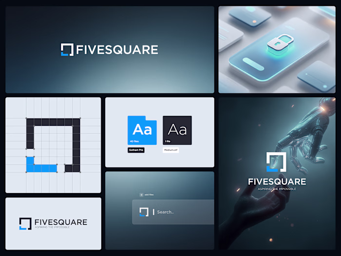 Logo for FIVESQUARE, AI company
