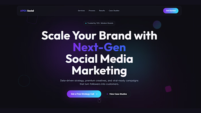 Exploring dark UI + bold typography to communicate confidenc...