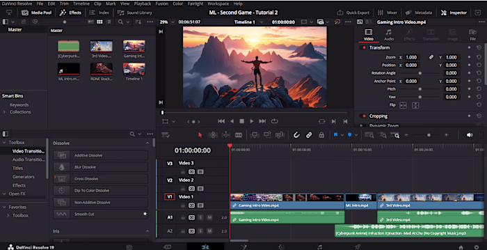 Video Editing for gaming videos