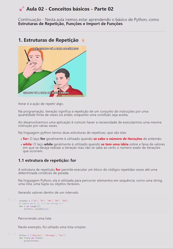 Public course in Python to develop automation projects
