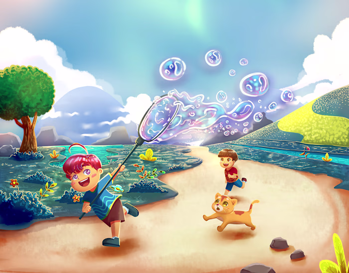 BUBBLES! - Children's Book Illustration Portfolio