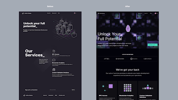 Web3 Website Redesign