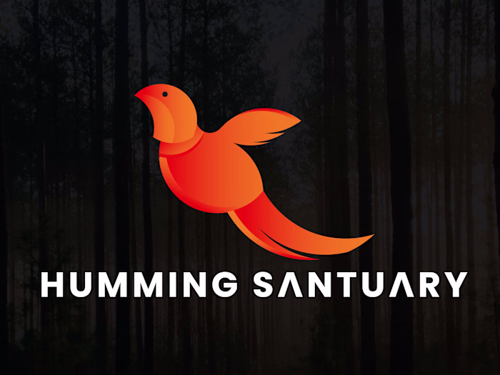 unique abstract bird logo design
