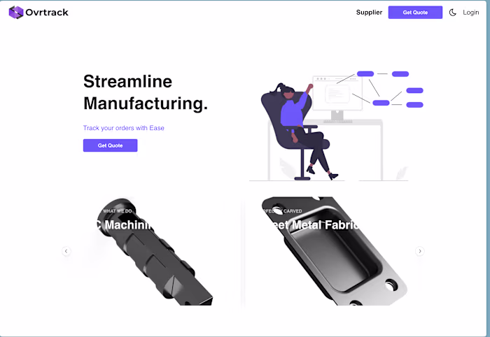  Ovrtrack: Streamlined Supply Chain Management for Manufacturing