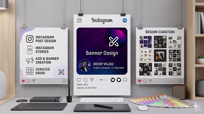 Social media banner designs are