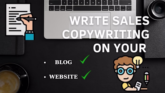 I will professional sales copywriting for blogs and websites